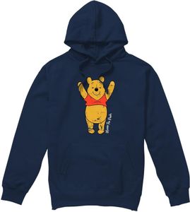 Winnie the Pooh - "Yay" Kapuzenpullover für Herren TV4442 (S) (Marineblau)