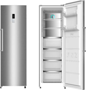 SCHOEPF GS282IX Gefrierschrank /  / 282 Liter / Inox Look / NoFrost / Schnellgefrieren / 185 cm Höhe