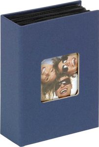 Walther Fun blau           10x15 Mini Album für 100 Fotos  MA357L