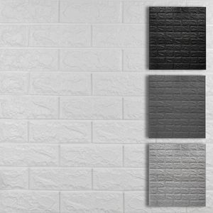 HEXIM Wandpaneele in Steinoptik 1,06 m² - Selbstklebende Wandverkleidung aus Kunststoff für den Innenbereich - Kinderzimmer Spielecke Wandschutz Polsterung (ZW-01 77x70cm / 2 STK)