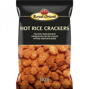 ROYAL ORIENT Hot Rice Crackers 150g | Pikante Reiscracker