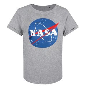 NASA - Nachthemd Logo für Damen TV928 (S) (Grau)