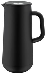 WMF Impulse Isolierkanne Thermoskanne schwarz 1,0l für Kaffee oder Tee Druckverschluss hält Getränke 24h kalt & warm