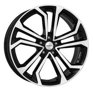 litá kola DEZENT TA dark 7x17 5x112 ET 45 BLACK/POLISHED