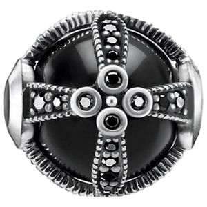 Thomas Sabo Bead 'Royalty Schwarz' K0268-641-11 Charm Anhänger