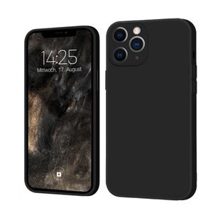 Hülle für Apple iPhone 11 Pro Case Cover Bumper Silikon Softgrip Schutzhülle Farbe: Schwarz