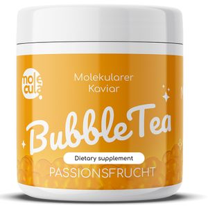 Popping Boba I Molekularer Kaviar Bubble Tea, Bubbles, Bubble tea Perlen 800g I Passionsfrucht