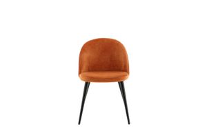 Venture Home Stuhl Velvet Rustyes Orange 2er-Pack