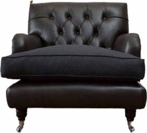 Chesterfield Design Fotel Kanapa Tapicerka Luksusowe Kanapy 1 Siedzisko Skóra Nowy