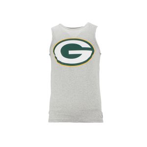 Fanatics NFL Green Bay Packers Herren Tank Shirt Muskelshirt Achselshirt grau L