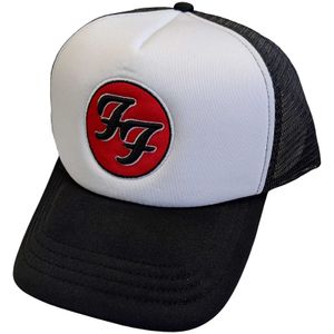 Foo Fighters - Mesh FF Logo, Cap schwarz/weiß