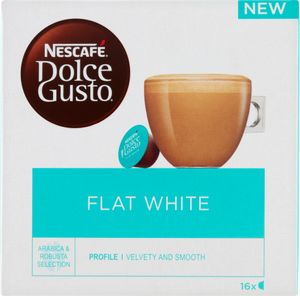 Nescafé Dolce Gusto Flat White Mleko I Kawa W Kapsułkach 187,2 G (16 X 11,7 G)