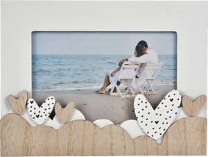 HYGGE HEART Bilderrahmen MDF 10x15 weiß