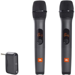 JBL Wireless Microphone Set 2 Karaoke-Mikrofone kabellos Plug-and-Play Akku