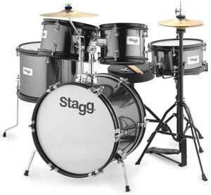 Stagg Tim Jr 5/16B Black Kinder Schlagzeug Stagg Tim Jr 5/16B Black Kinder Schlagzeug