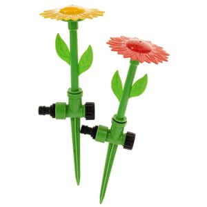 SIDCO Wasser Sprinkler 2 x Blume Kinder Wasserspielzeug Wasserspaß Garten Sprühregner