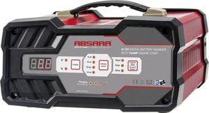 ABSAAR KFZ-Batterieladegerät mit Starthilfe 12A 6/12V
