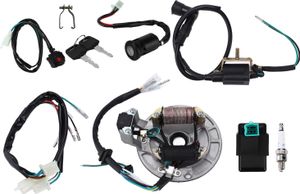 Zündspule CDI -Zündkerzendrahtkabelbaum -Magneto -Stator -Kit für 50cc ‑ 140cc Kick Start Dirt Pit Bike ATV Zündspule CDI -Zündkerzendrahtkabelbaum -Magneto -Stator -Kit für 50cc ‑ 140cc Kick Start Dirt Pit Bike ATV