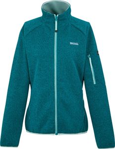 Regatta - Dámsky celoprepínací fleecový top "Ravenhill" RG9742 (38 SK) (Peacock blue/Icy morning blue)