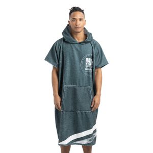 HOMELEVEL Badeponcho Unisex - Surf Poncho aus Baumwolle/Polyester - Handtuch für Erwachsene - Bademantel für Damen und Herren - Badetuch mit Kapuze