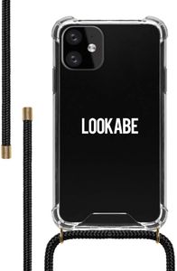 LOOKABE – Handykette kompatibel mit iPhone 11, Handyhülle zum Umhängen (Black)