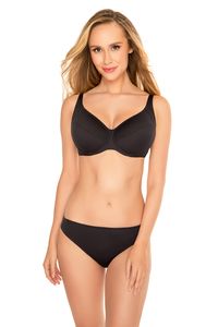 Vivisence Bikini BH Dame Bademode Soft Cups Musterlos 3216 , Schwarz,105E