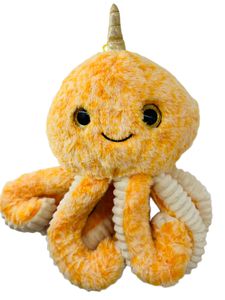 soma Kuscheltier Krake Plüsch Spielzeug Octopus Kuscheltier Cartoon Oktopus Orange 20cm (1-St), Kuscheltier Cartoon Oktopus Stofftiere Plüschtiere Geburtstag Geschenk
