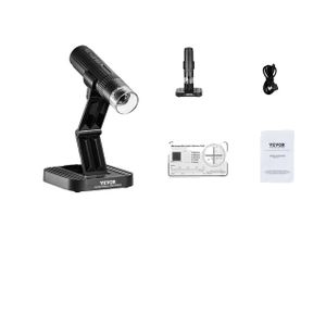 Digitálny mikroskop, zväčšenie 50X-1000X, 1080P foto/video, 50X-1000X