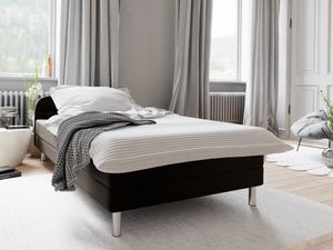 Jednolôžková posteľ s kovovými nôžkami HENRYK COMFORT 2 - 80x200, hnedá