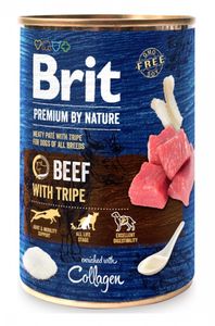 BRIT Premium by Nature Hovězí s dršťkami - vlhké krmivo pro psy - 400 g