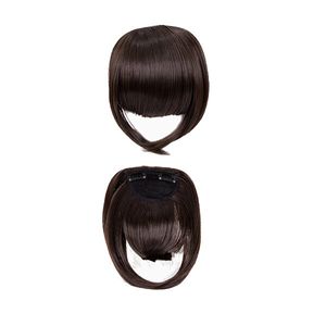 Pony-Haarverlängerung, professionelle Haarverlängerung, Haarverlängerung, natürlicher Haar-Look, verleiht Volumen, Länge und Glanz, braun – Hairbangs