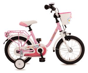 Kinderfahrrad 14 Zoll Rücktritt Fahrrad Kinder Rad Mädchen Mädchenfahrrad Pink