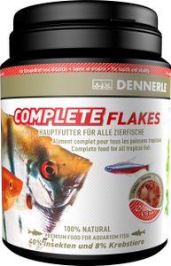 Dennerle Complete Flakes 1000 ml - Hauptfutter für alle Zierfische in Flakes-Form