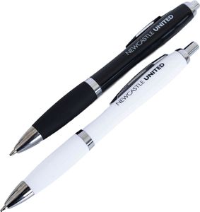 Newcastle United FC - Pero Click Pen 2-Pack TA12257 (jedna veľkosť) (čierna/biela)