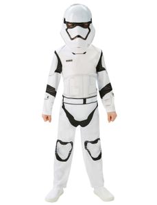 Rubie's Star Wars Stormtrooper Kostüm Jungen Größe 128, Farbe:Weiß,Schwarz
