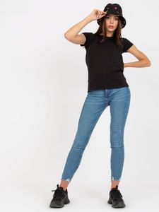 Basic Feel Good Kurzarm-T-Shirt für Frauen Noke schwarz L