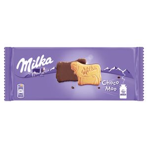 Milka Choco Moo Alpenmilchschokolade überzogene Kekse 120 G