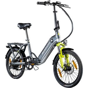 Zündapp ZT20R Ebike Klapprad für Erwachsene 145 - 185 cm Pedelec für Damen und Herren 20 Zoll mit 6 Gängen Elektro Bike Faltrad