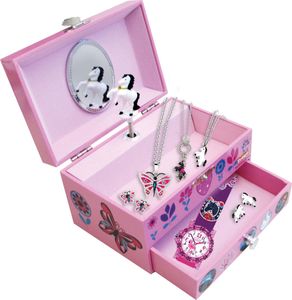 Scout Kinder Schmuckkästchen mit Spieluhr Mädchen Pink 210000001