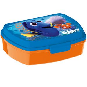 Findet Dorie Kinder Brotdose aus Kunststoff blau orange