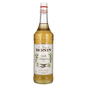 Monin Sirup Vanille Madagaskar 1L - Cocktails Milchshakes Kaffeesirup (1er Pack)