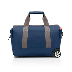 reisenthel allrounder trolley, cestovní taška, kufr na kolečkách, kufr, lékařská taška, polyesterová tkanina, tmavě modrá, 30 l, MP4059