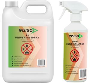 INSIGO 2L + 500ml Anti-Insekten-Spray, Anti-Insekten-Mittel, Anti Insekten, Insektenvernichter, Insektenschutz, Ungeziefermittel, Ungeziefer bekämpfen, gegen Ungeziefer & Insekten, Vernichtung, Abwehr, Ex, frei, für Innen & Außen