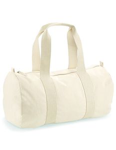 Športová a cestovná taška Westford Mill EarthAware® Organic Barrel Bag W814 Beige Natural 50 x 25 x 25 cm