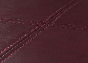 Aufbewahrungs-Truhe Sitzbank Kriens XXL, Kunstleder, 180x45x45cm MVG-  rot