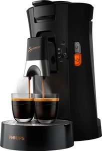 Philips Senseo® Select Kaffee Pad Maschine, 3 Kaffeespezialitäten, Crema Plus, Schwarz (CSA240/60)