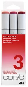 COPIC Marker sketch 3er Set "Color Fusion 3"