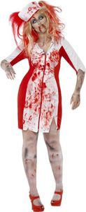 Halloween Damen Kostüm Zombie Krankenschwester Zombiekostüm Gr.XL