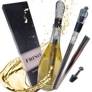 FRINO Weinkühlstab-Set [2 GRÖSSEN] Weinkühler mit Zubehör