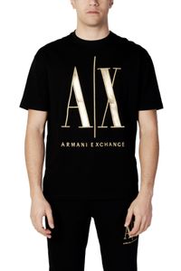ARMANI EXCHANGE T-shirt Herren Baumwolle Schwarz GR76831 - Größe: S